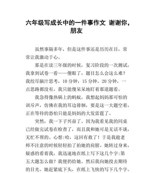 坚持五年的成长（一个小学生在成长中的坚持和挑战）